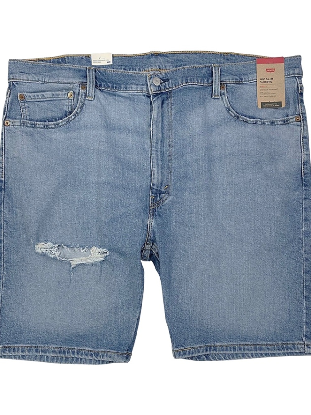 Levi's 412 Slim Shorts Shorts - Mens Size 44 Medium Wash - #44412-B4